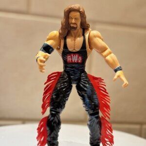 Vintage 1999 Toy Biz WCW Smash 'N Slam Kevin Nash 7" Action Figure